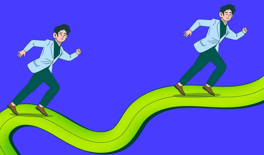 Ilustrasi platform Pluang - investasi kripto, saham, dan emas